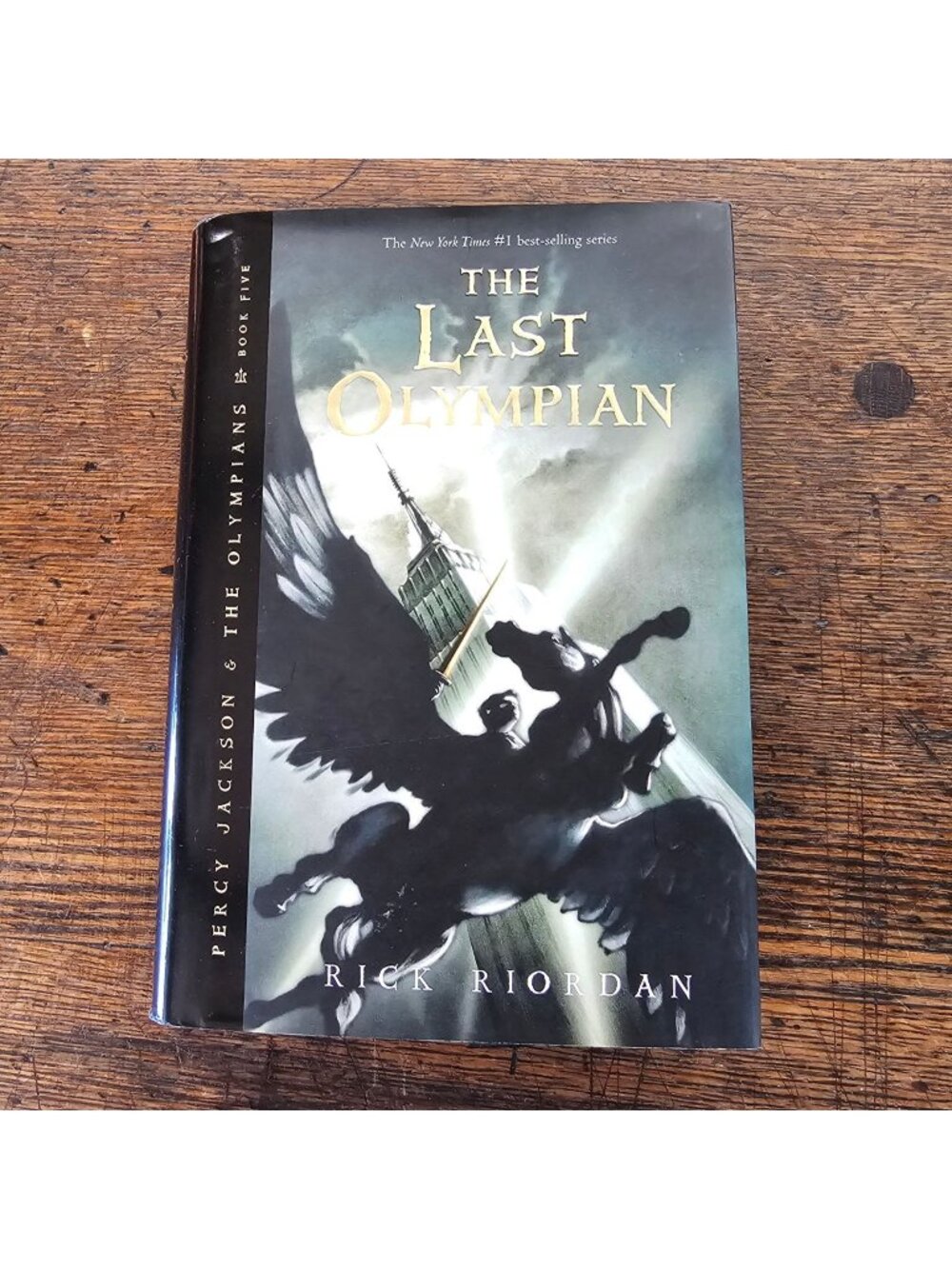 Percy Jackson The Last Olympian Rick Riordan Book 5 Hardcover 1st Edition 2009